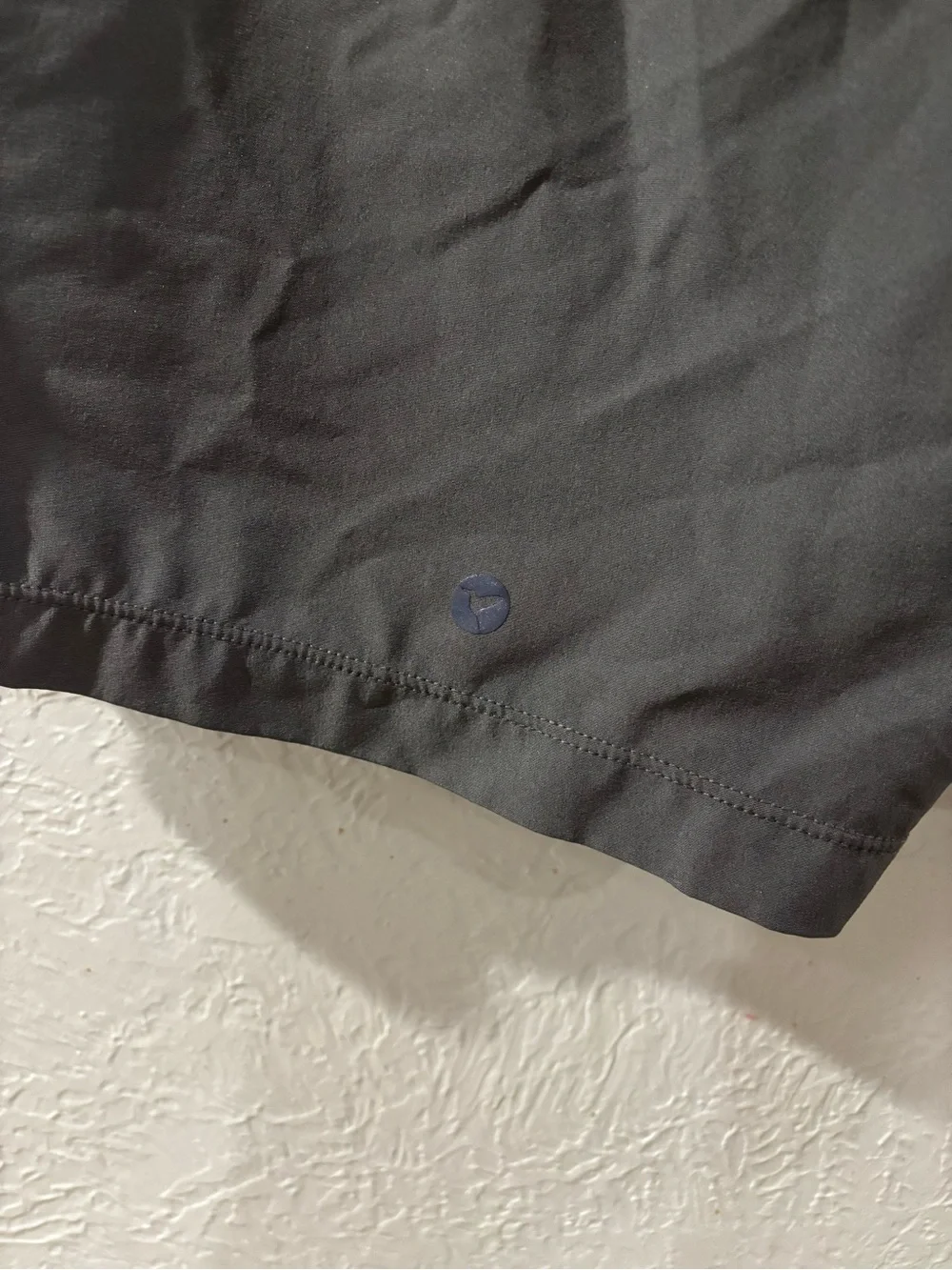 Birddogs Boom for your Bombstick athletic lined workout Navy/Grey shorts sz L